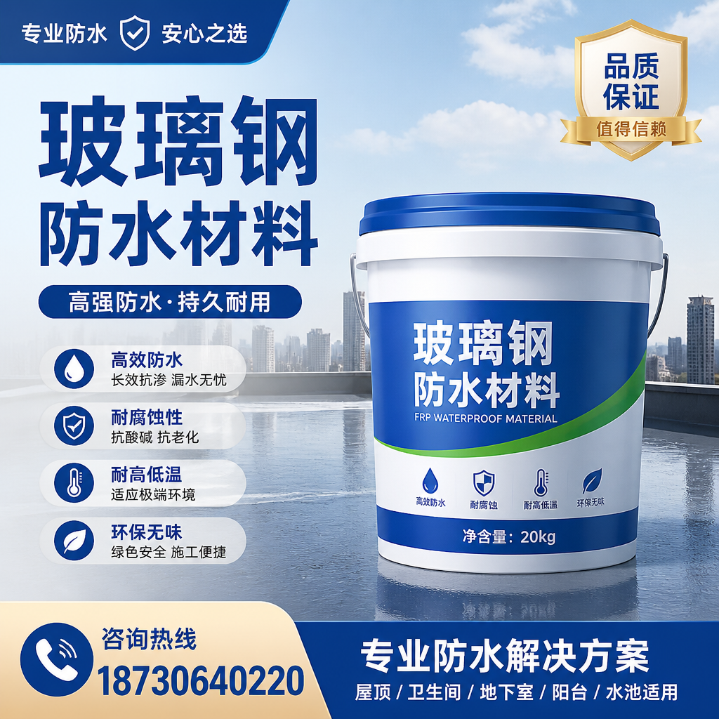 了解玻璃钢防水材料的市场趋势,西安 企业不可不知
